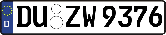 DU-ZW9376