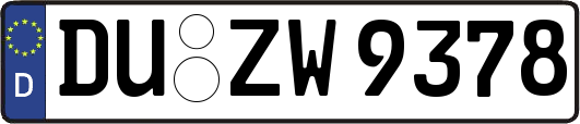 DU-ZW9378