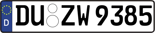 DU-ZW9385