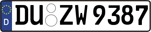 DU-ZW9387