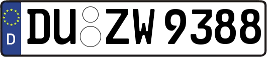DU-ZW9388