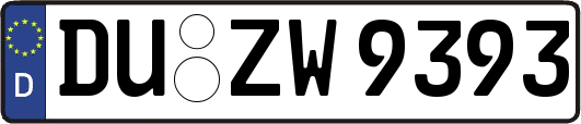 DU-ZW9393