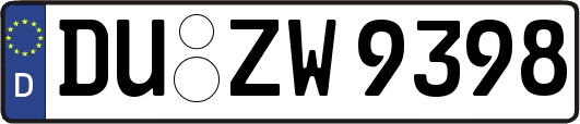 DU-ZW9398