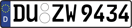 DU-ZW9434