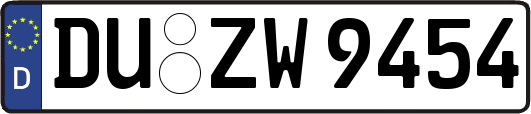 DU-ZW9454