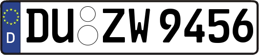 DU-ZW9456