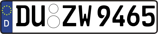 DU-ZW9465