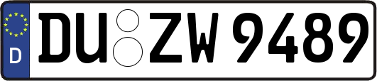 DU-ZW9489