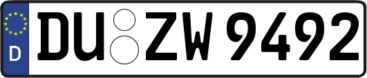 DU-ZW9492