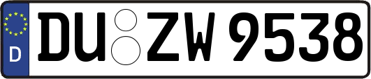 DU-ZW9538