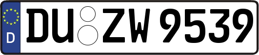 DU-ZW9539