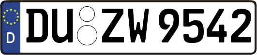 DU-ZW9542