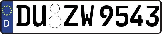 DU-ZW9543