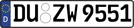 DU-ZW9551