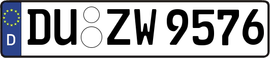 DU-ZW9576
