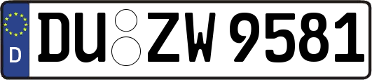 DU-ZW9581