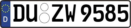 DU-ZW9585