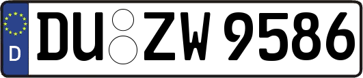 DU-ZW9586