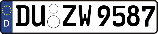 DU-ZW9587
