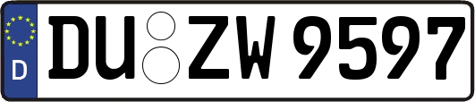 DU-ZW9597