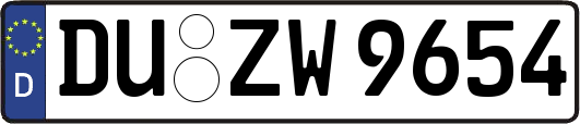 DU-ZW9654