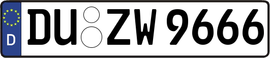 DU-ZW9666