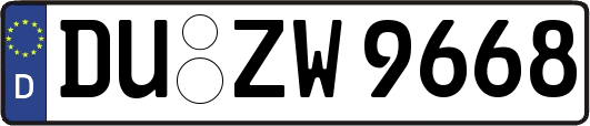 DU-ZW9668