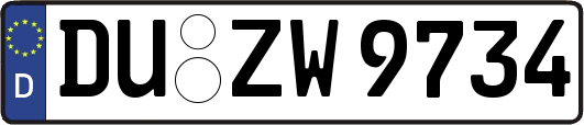 DU-ZW9734