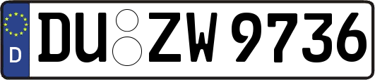 DU-ZW9736