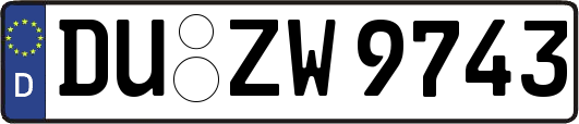 DU-ZW9743