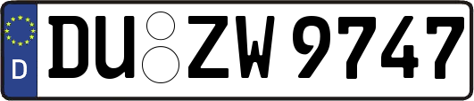 DU-ZW9747