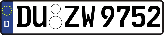 DU-ZW9752