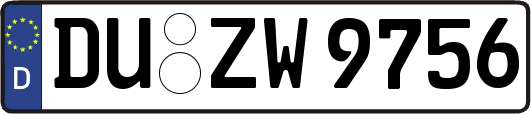 DU-ZW9756