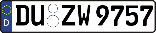 DU-ZW9757