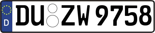 DU-ZW9758