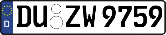 DU-ZW9759