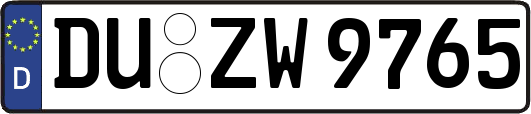 DU-ZW9765