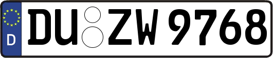 DU-ZW9768