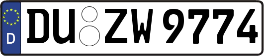 DU-ZW9774