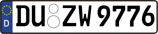 DU-ZW9776