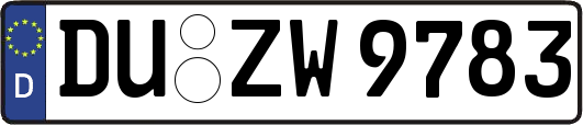 DU-ZW9783