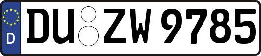 DU-ZW9785