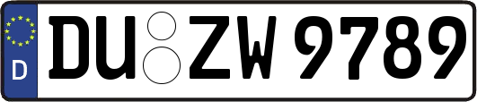 DU-ZW9789