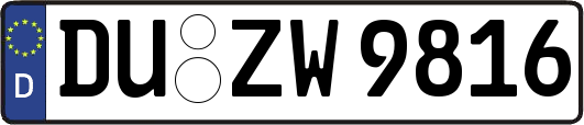 DU-ZW9816