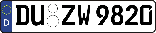 DU-ZW9820
