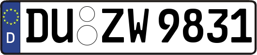 DU-ZW9831