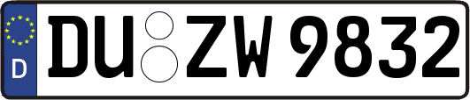 DU-ZW9832