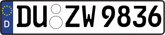 DU-ZW9836