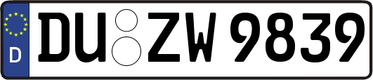 DU-ZW9839