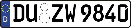 DU-ZW9840